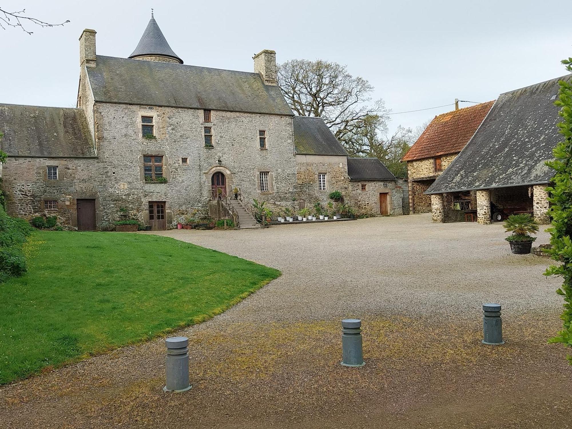 Manoir De La Foulerie Bed & Breakfast Ancteville ภายนอก รูปภาพ