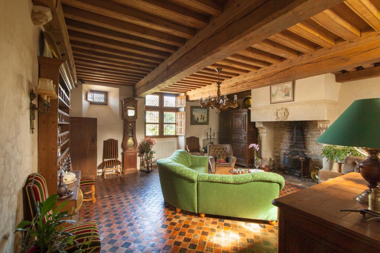 Manoir De La Foulerie Bed & Breakfast Ancteville ภายนอก รูปภาพ